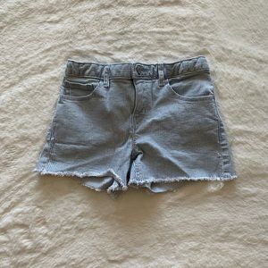 Gap Girls striped denim shorts